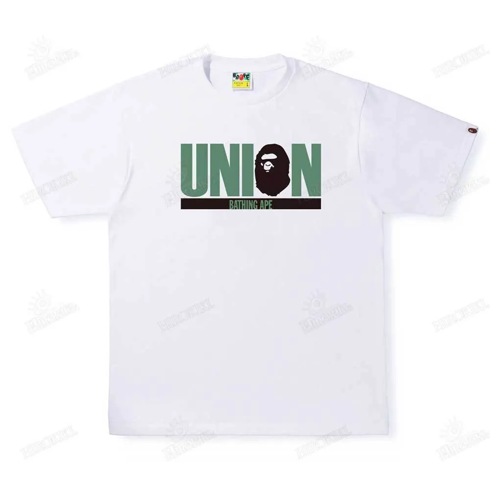 A BATHING APE  |Unisex Street Style Collaboration Logo T-Shirts