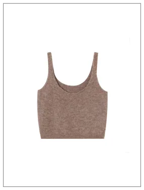 Adult Soft Touch Tank Top in Taupe