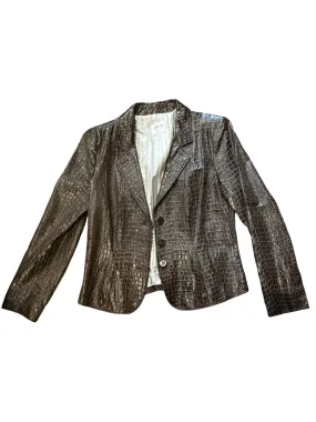 Armani Collezione Alligator Leather Blazer /12