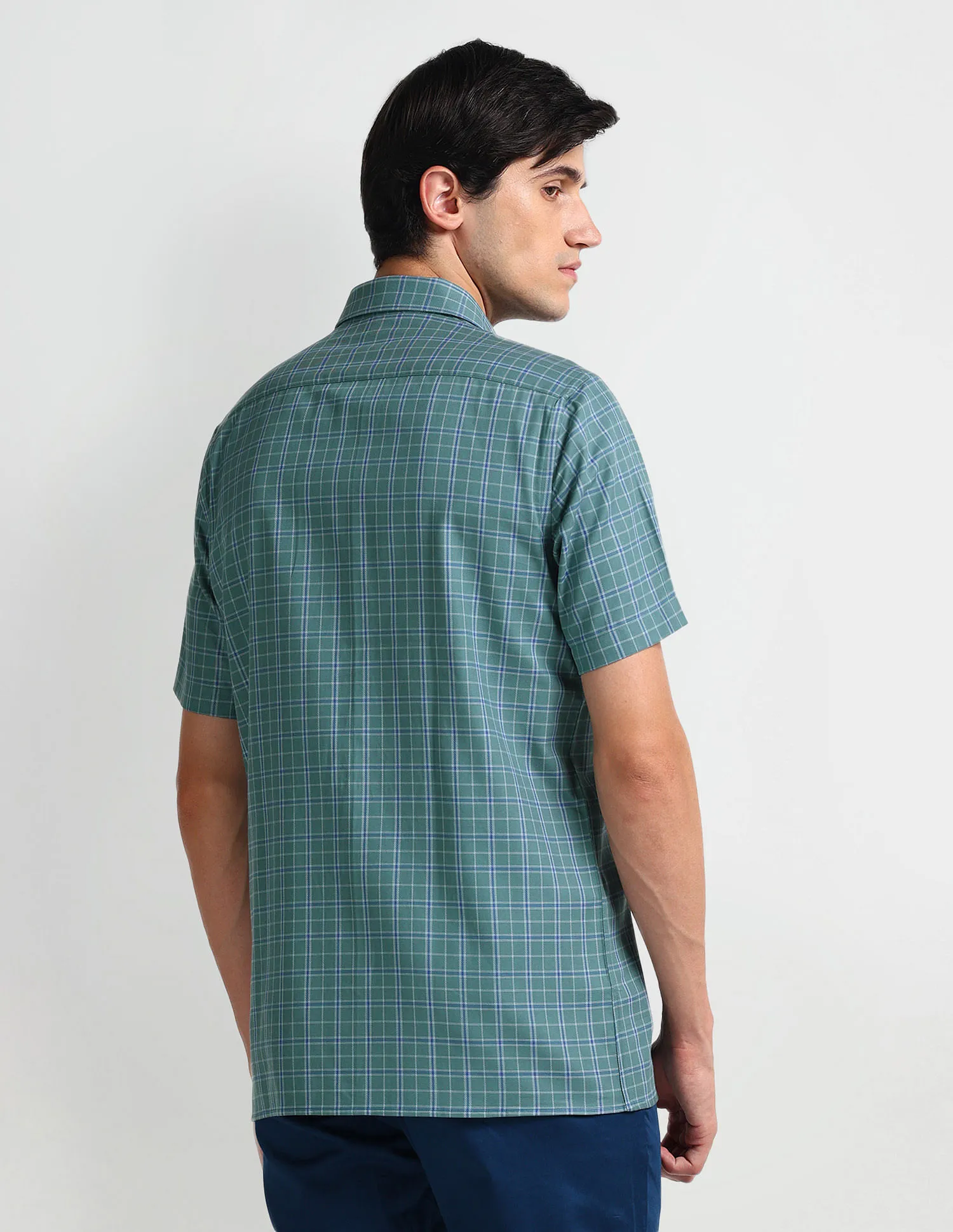 Arrow Tattersall Check Pure Cotton Shirt