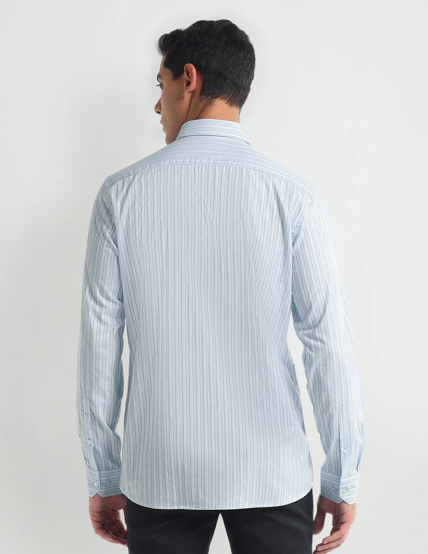 Arrow Vertical Stripe Pure Cotton Shirt