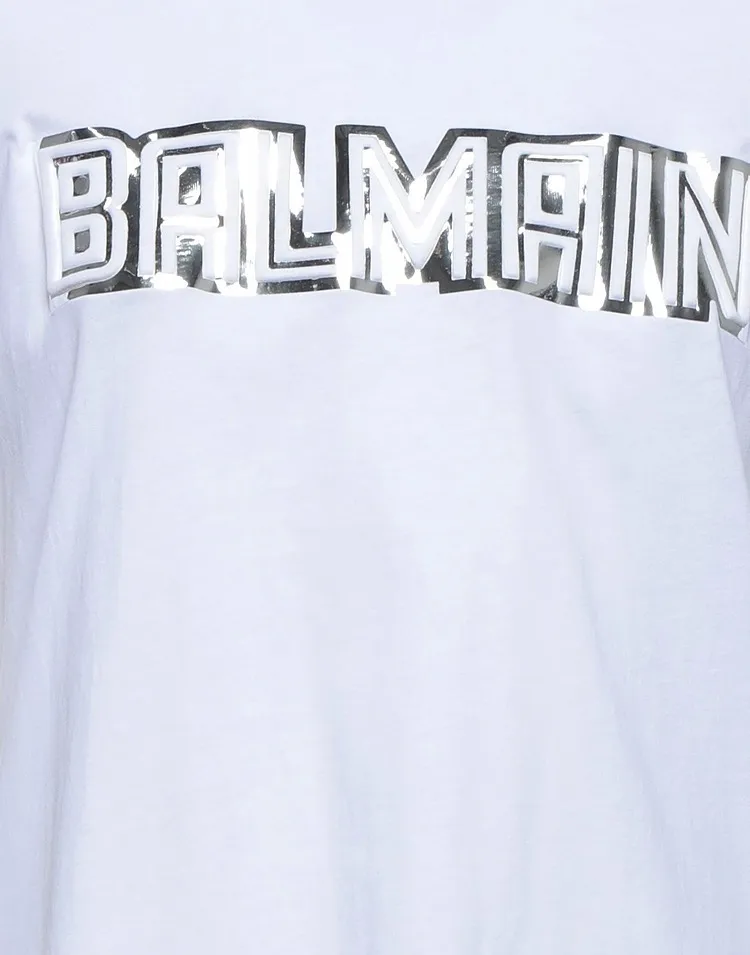 BALMAIN  |Short Sleeves Logo Luxury T-Shirts