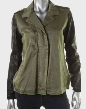 Behind Her Eyes Simona Brown Green Jacket | Ujackets.com - 45% OFF