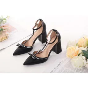 Bowknot Pointed Toe Sandals