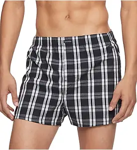 Calvin Klein Classic Cotton Woven Boxer - 3 Pack