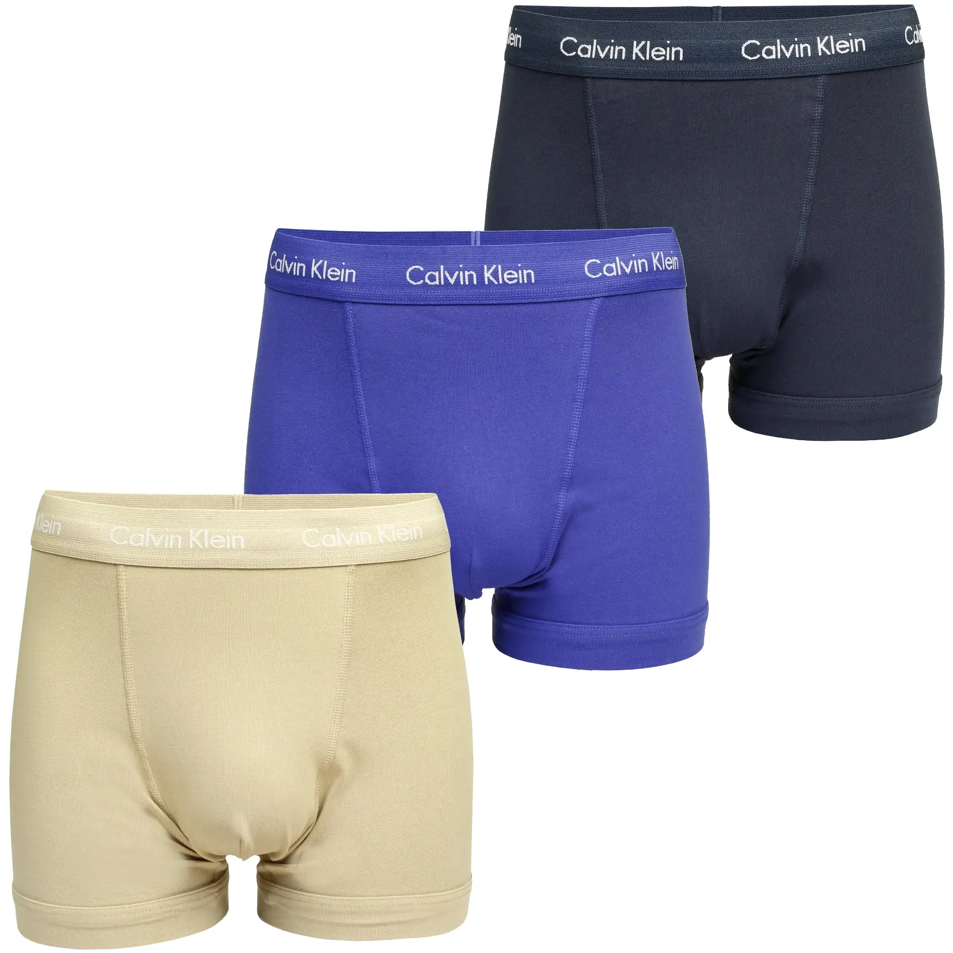 Calvin Klein Mens Classic Stretch Boxer Shorts/ Trunks (3-Pack)