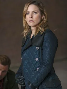 Chicago P.D Erin Lindsay Blue Jacket by Sophia Bush - Ujackets