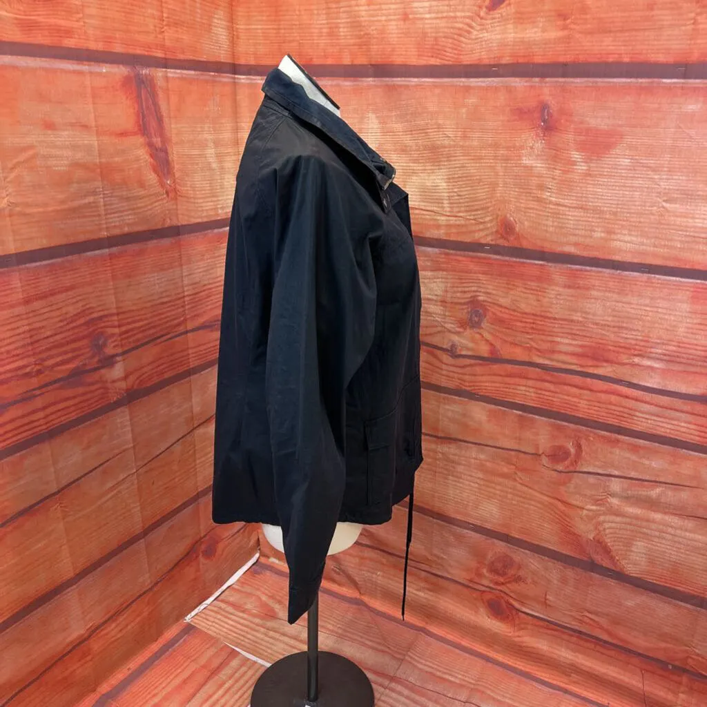 COLUMBIA BLACK WAXED FULL ZIP JACKET SIZE XL TC3