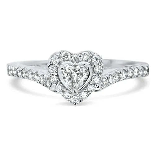 Diamond Heart Ring