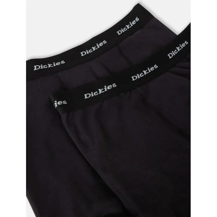 Dickies DK0A4XOCBLK1 2 Pack Boxer Uomo Cotton Nero