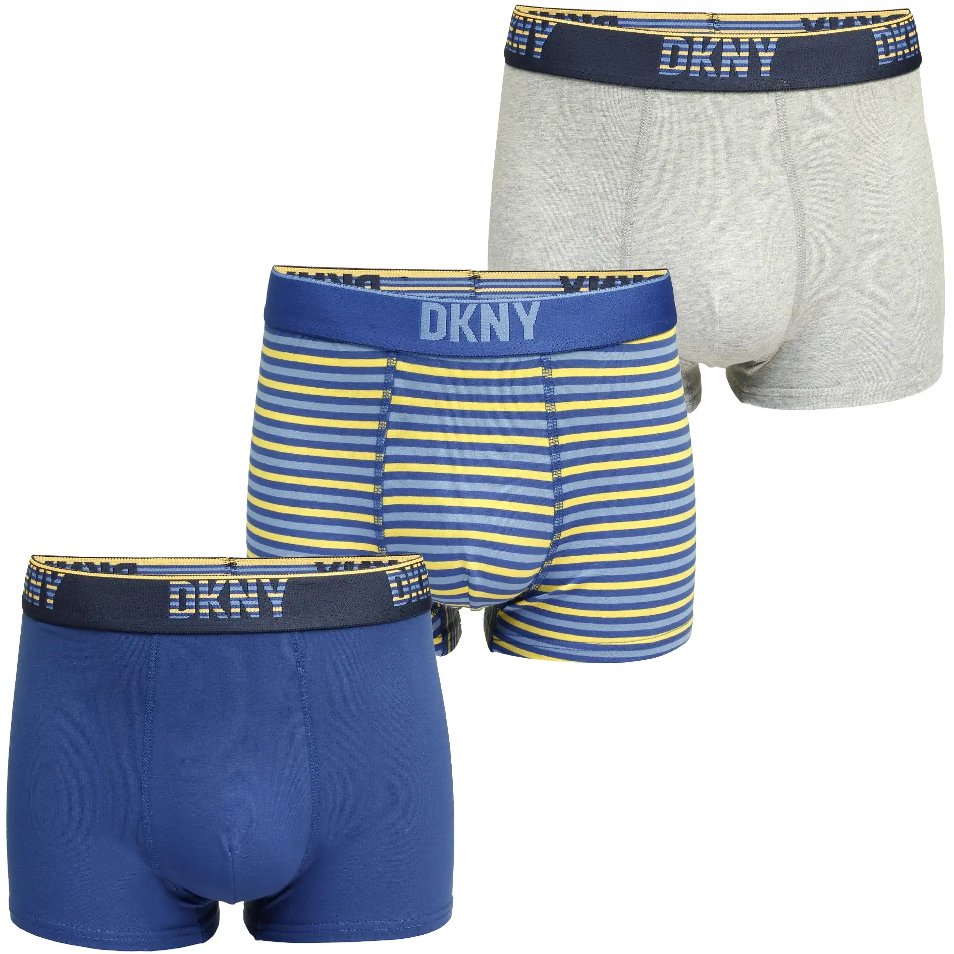 DKNY Mens Mainline Boxer Trunks (3-Pack)