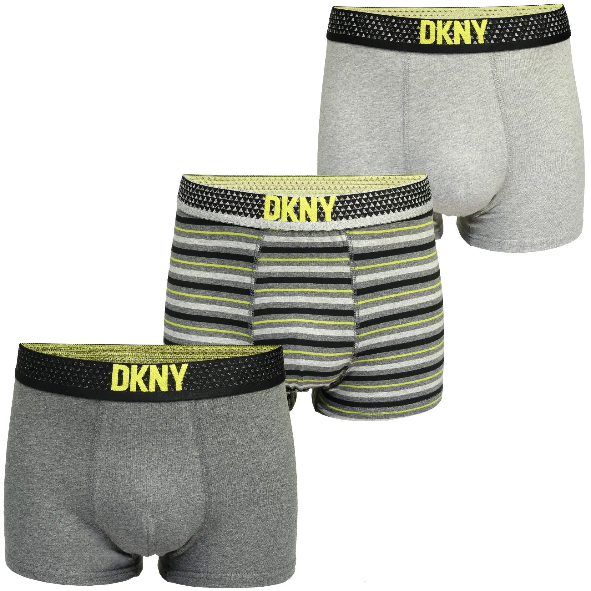 DKNY Mens Mainline Boxer Trunks (3-Pack)