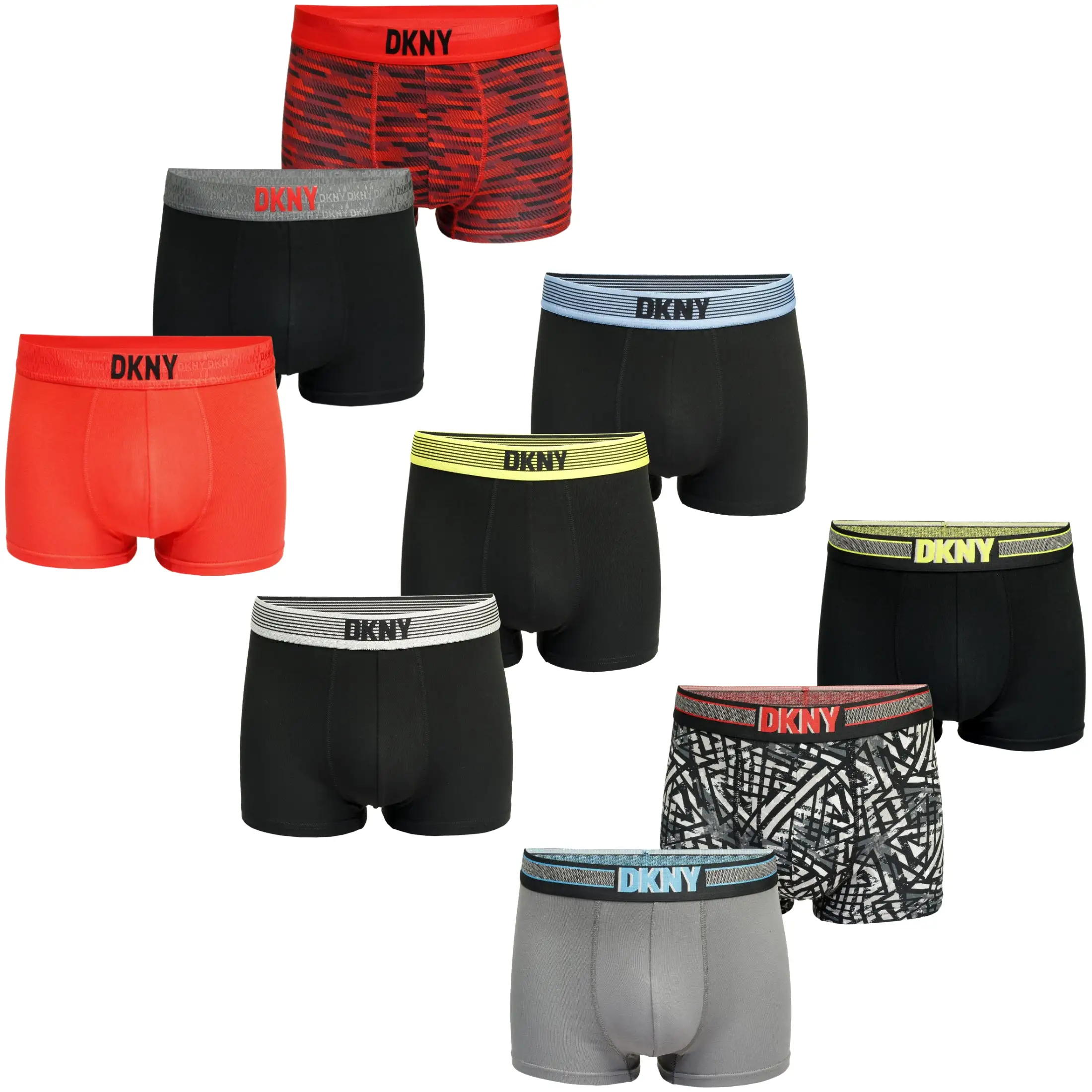 DKNY Mens 'Premium' Supersoft Modal Cotton Boxer Trunks (3-Pack)