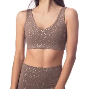 Essence Eco V Taupe Foil Crop Top