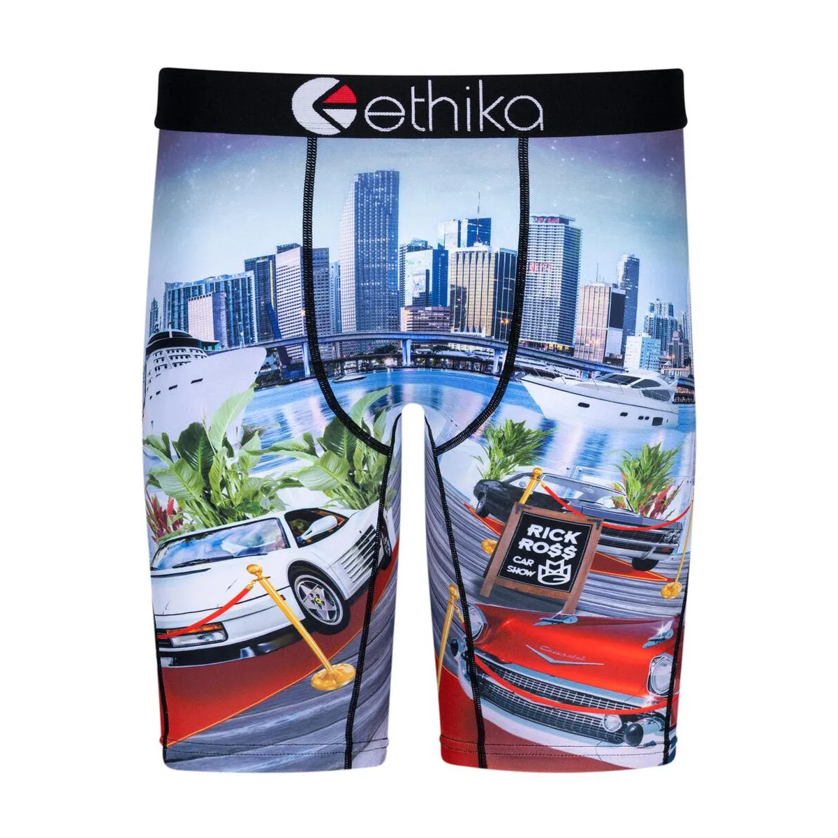 Ethika Mens Ross Show Boxer Brief MLUS2674-RED Red