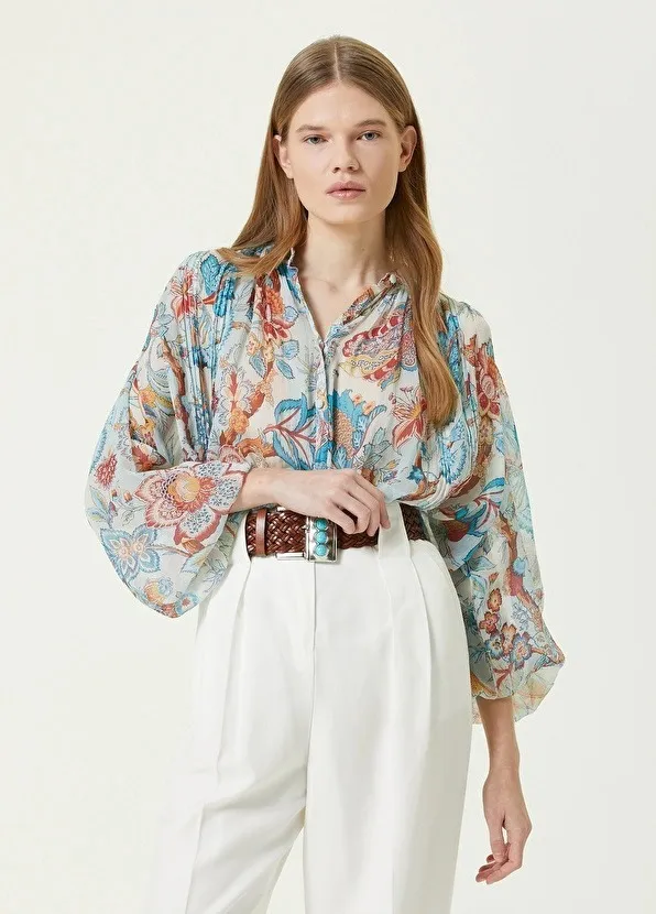 ETRO  |Paisley Silk Shirts & Blouses