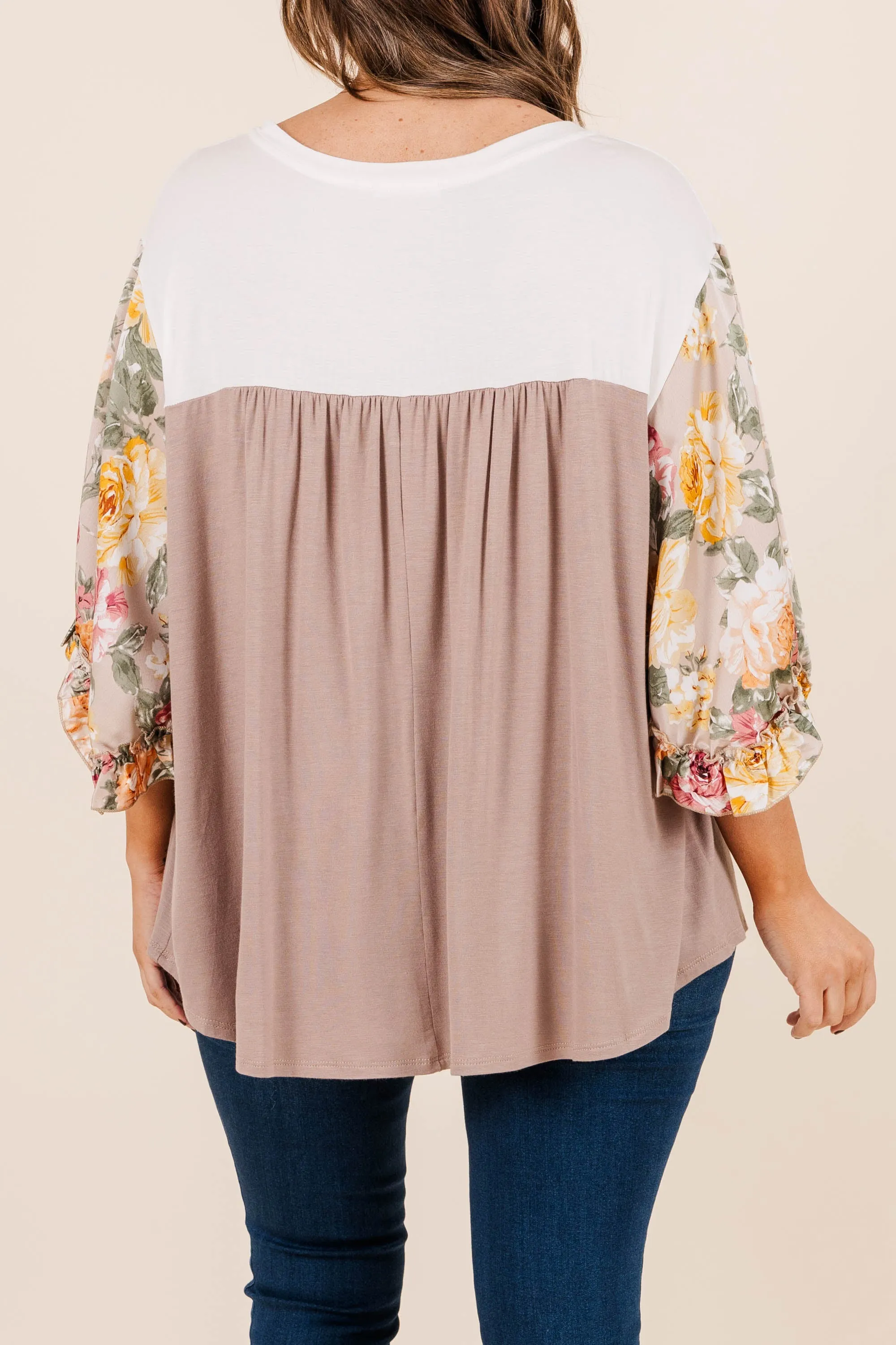 Everything I Ever Wanted Top, Taupe