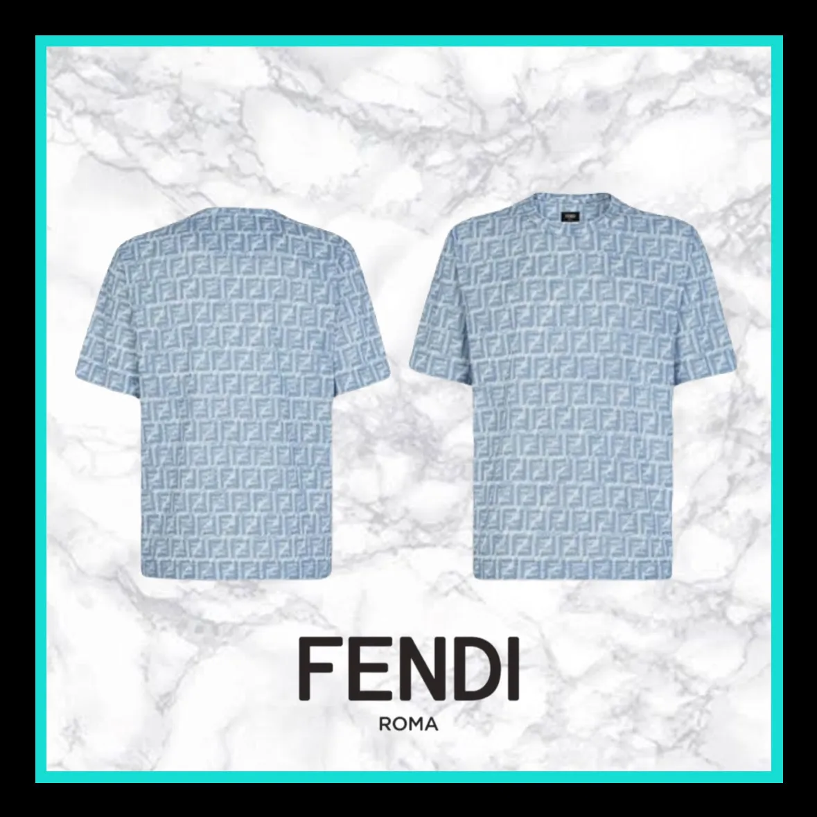 FENDI  |Monogram Unisex Cotton Short Sleeves Logo Luxury T-Shirts