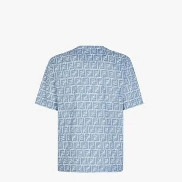 FENDI  |Monogram Unisex Cotton Short Sleeves Logo Luxury T-Shirts