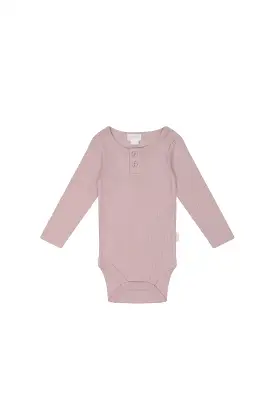 Jamie Kay - Modal Long Sleeve Bodysuit - 0-3m - Blossom