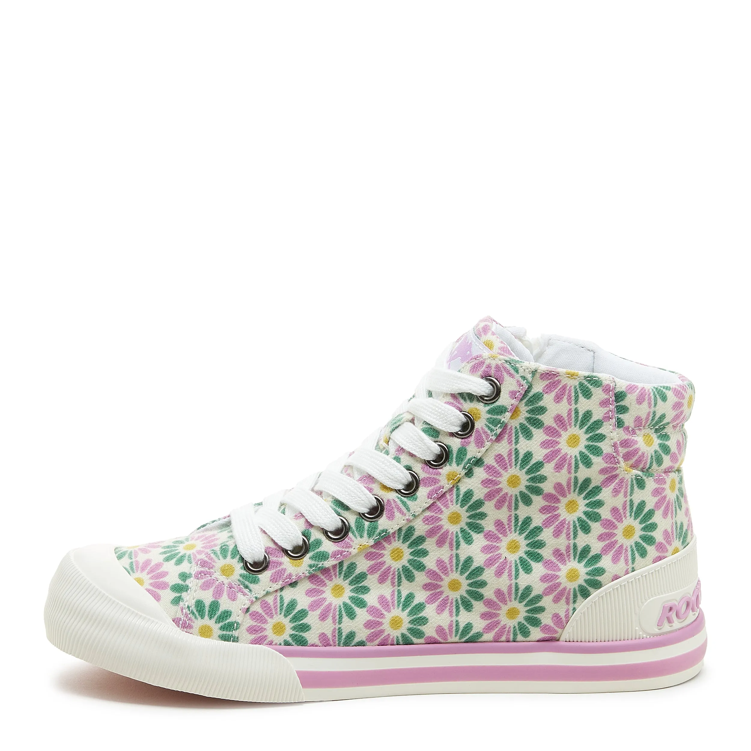 Jazzin Pastel Floral High Top Sneaker