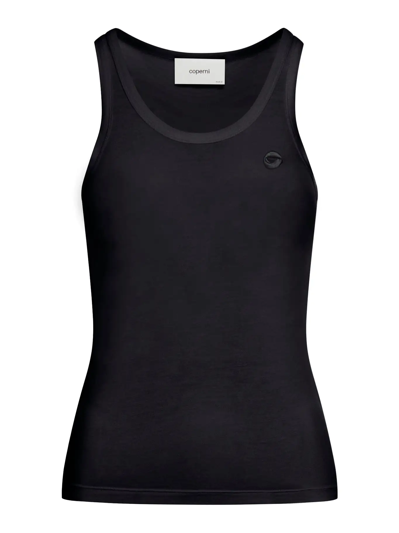 JERSEY TANK TOP WITH EMBROIDERED LOGO