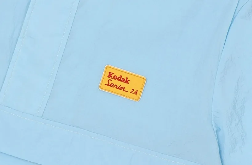 KODAK  |Unisex Nylon Street Style Plain Short Sleeves Logo T-Shirts