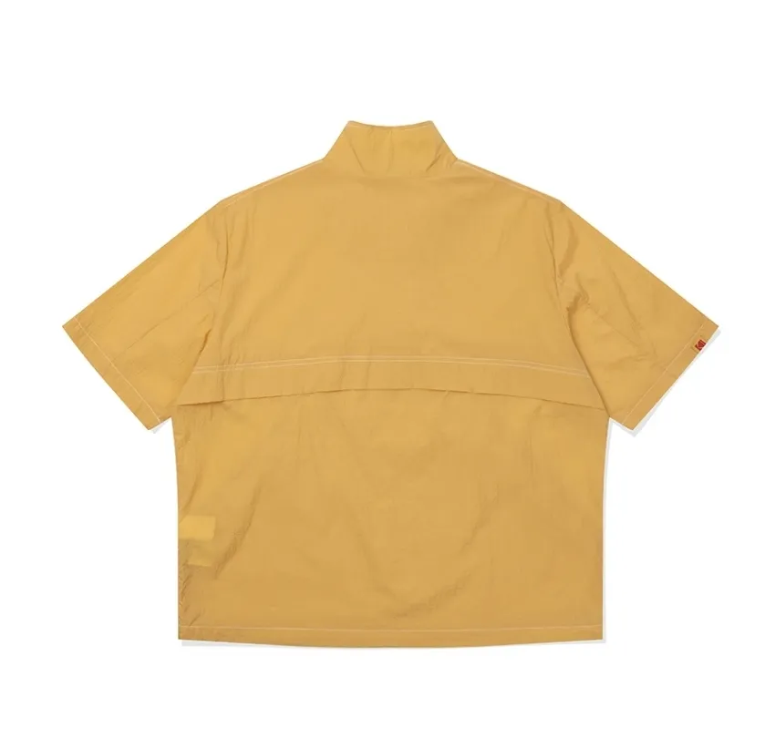 KODAK  |Unisex Nylon Street Style Plain Short Sleeves Logo T-Shirts