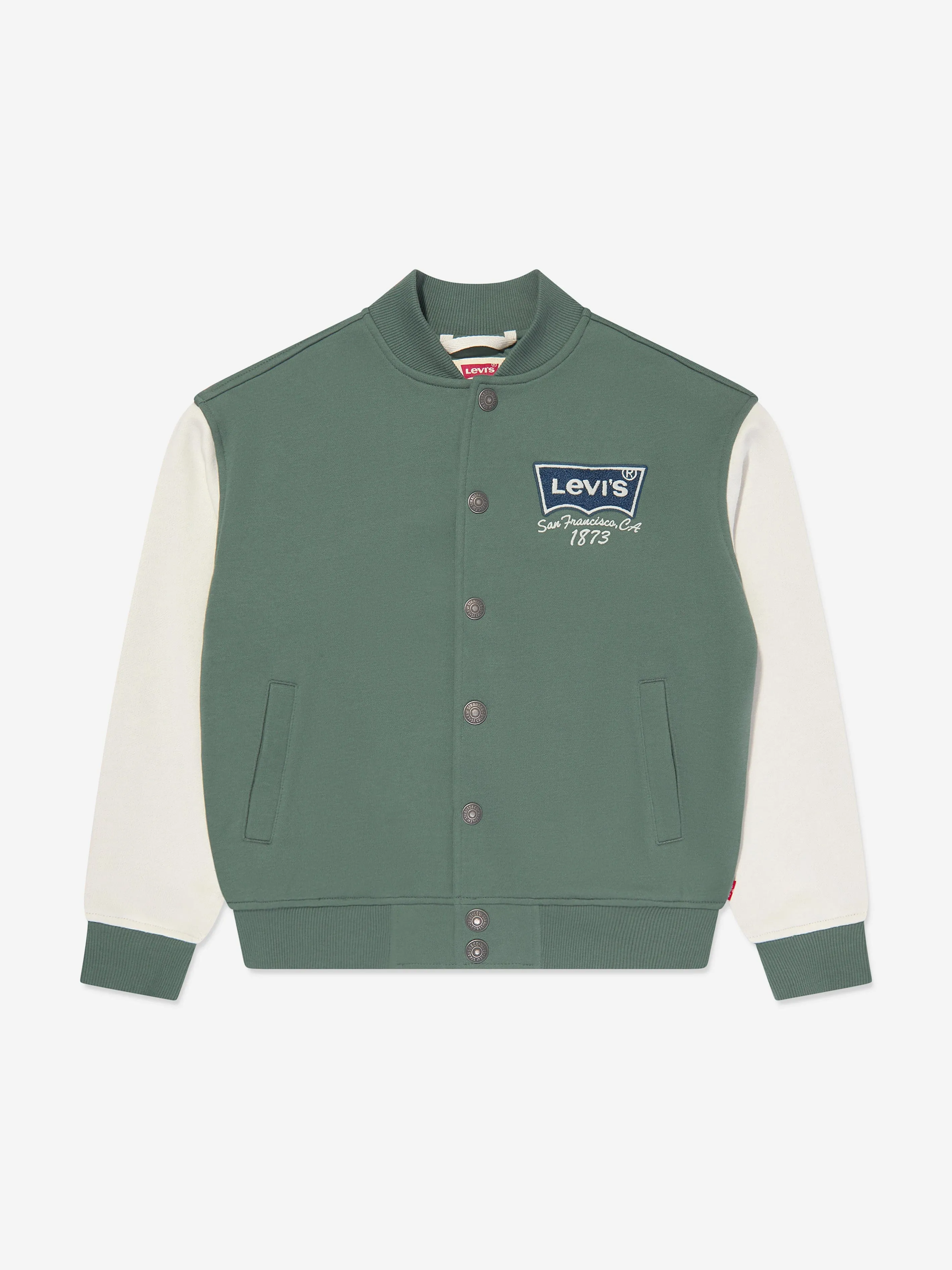 Levi's Wear Boys Prep Sport Bomber Jacket in Green