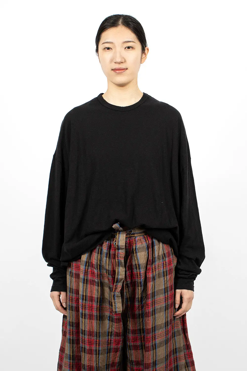 Loose Knit Pullover Black