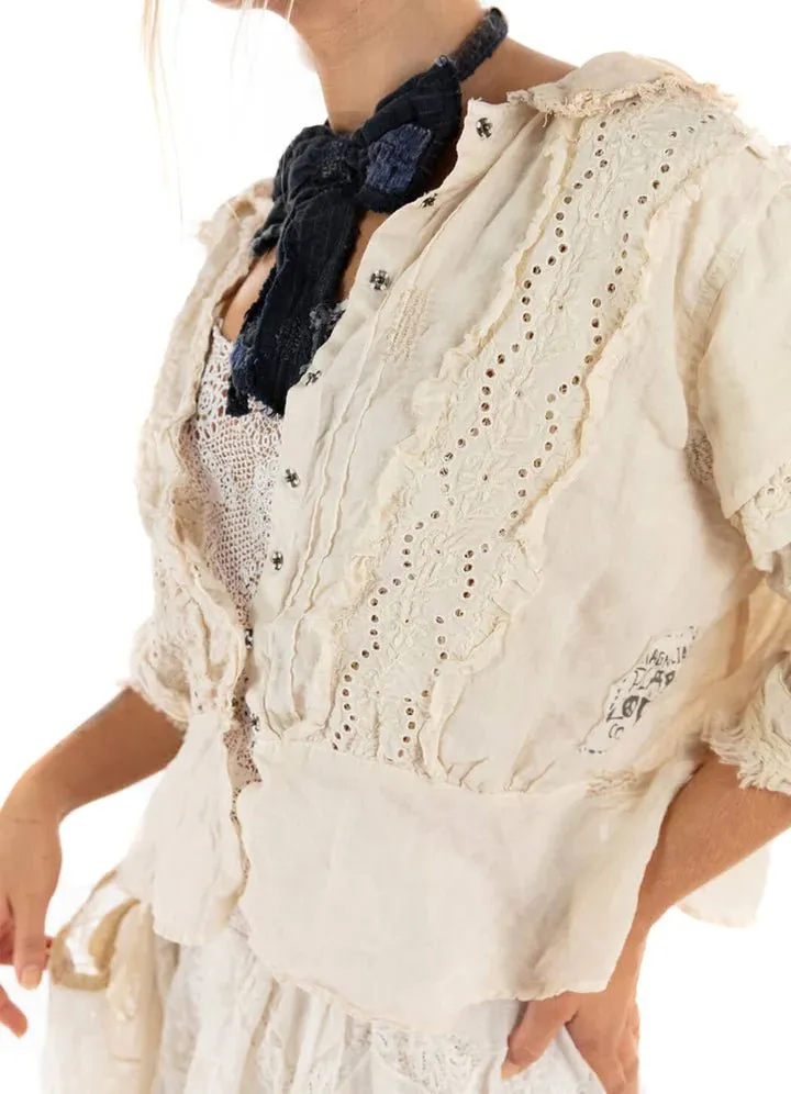 Magnolia Pearl Linen Ramie Marburger Blouse