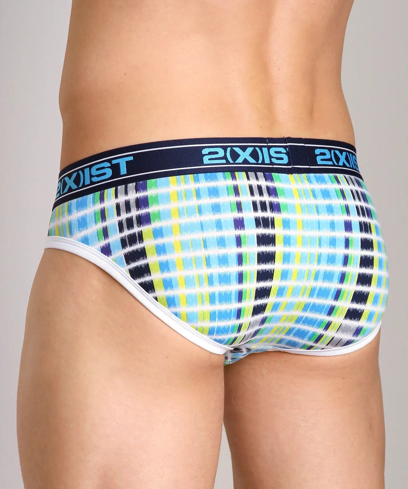 Men's 2(x)ist | No Show Brief Pool Zigzag | Multi