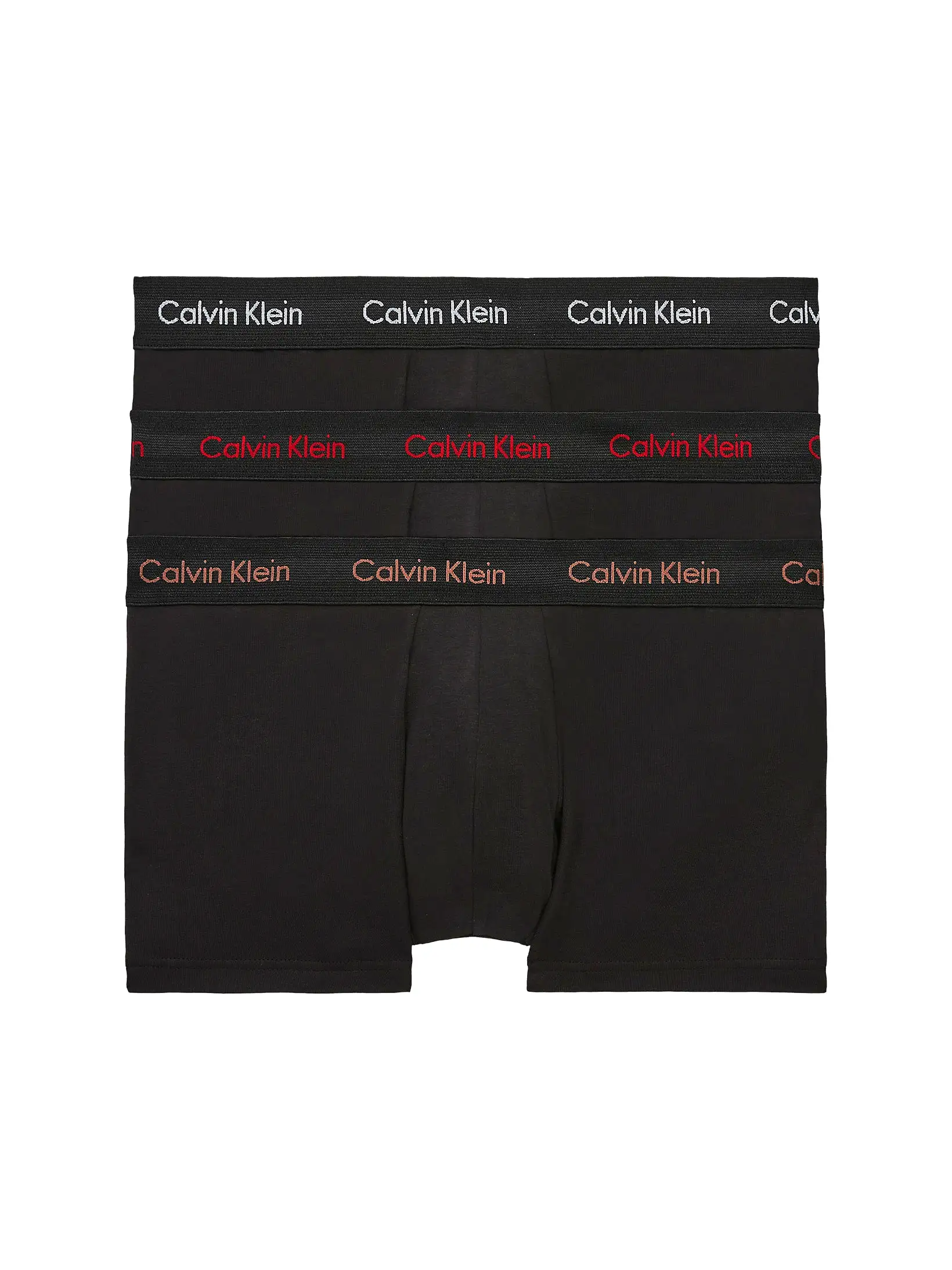 Mens Calvin Klein Boxer Shorts Low Rise Trunks 3 Pack