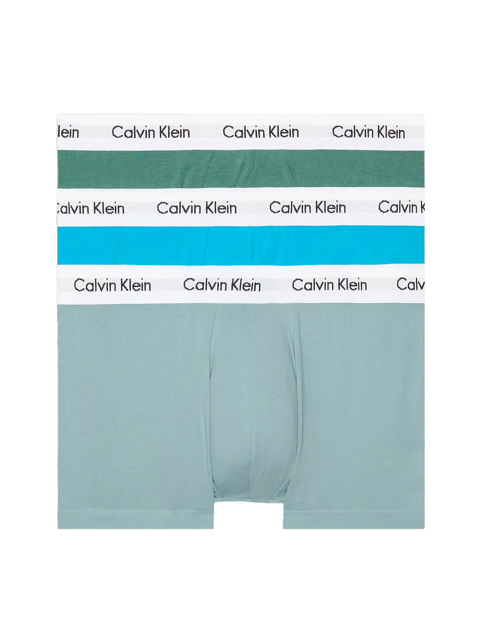 Mens Calvin Klein Boxer Shorts Low Rise Trunks 3 Pack