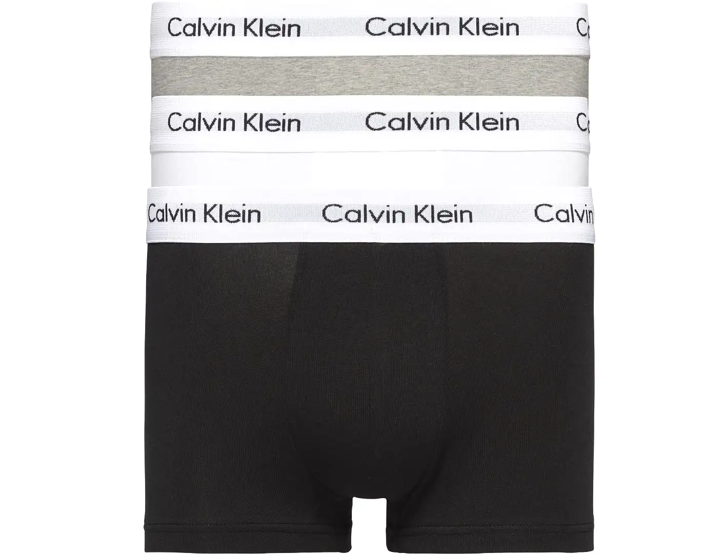 Mens Calvin Klein Boxer Shorts Low Rise Trunks 3 Pack