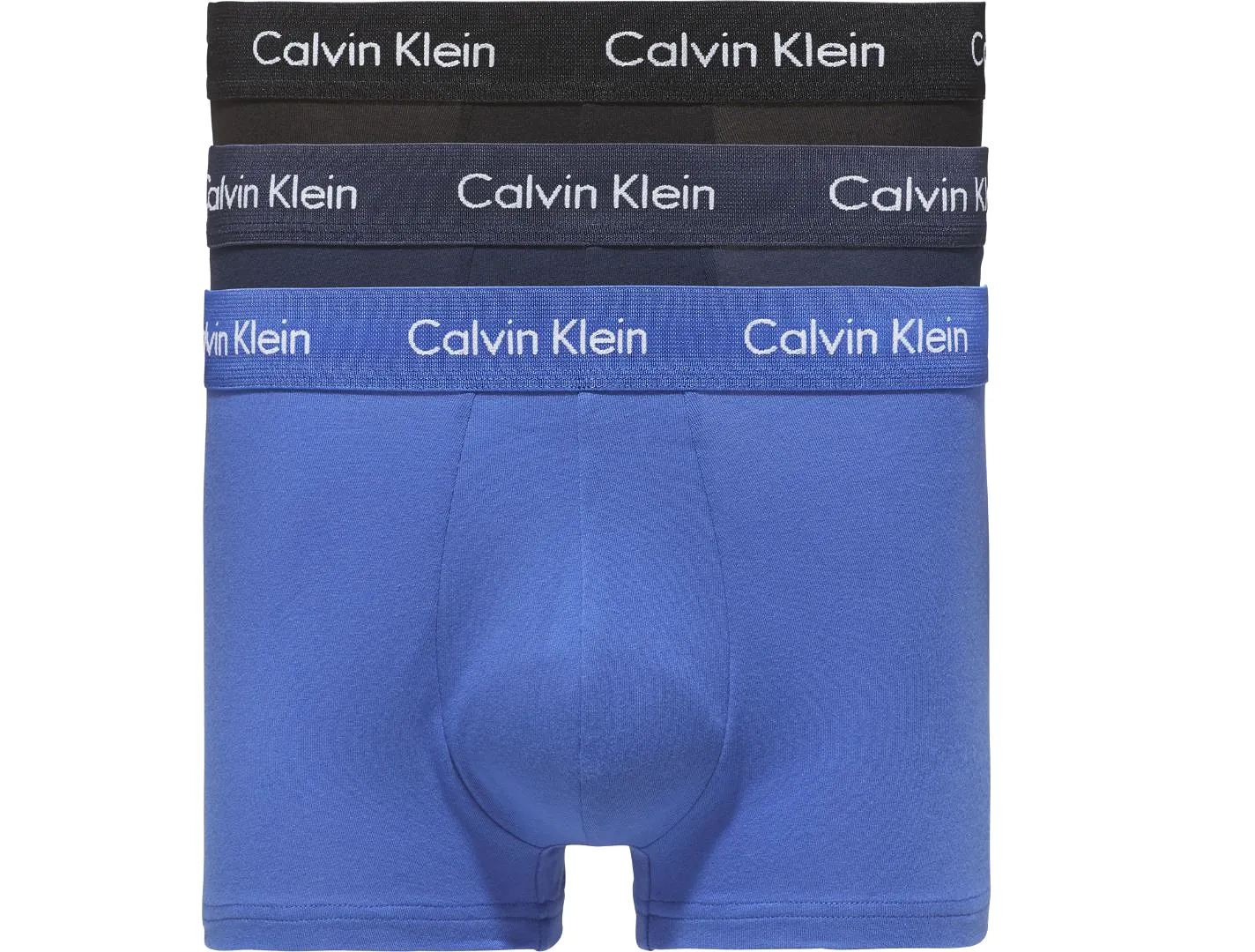 Mens Calvin Klein Boxer Shorts Low Rise Trunks 3 Pack