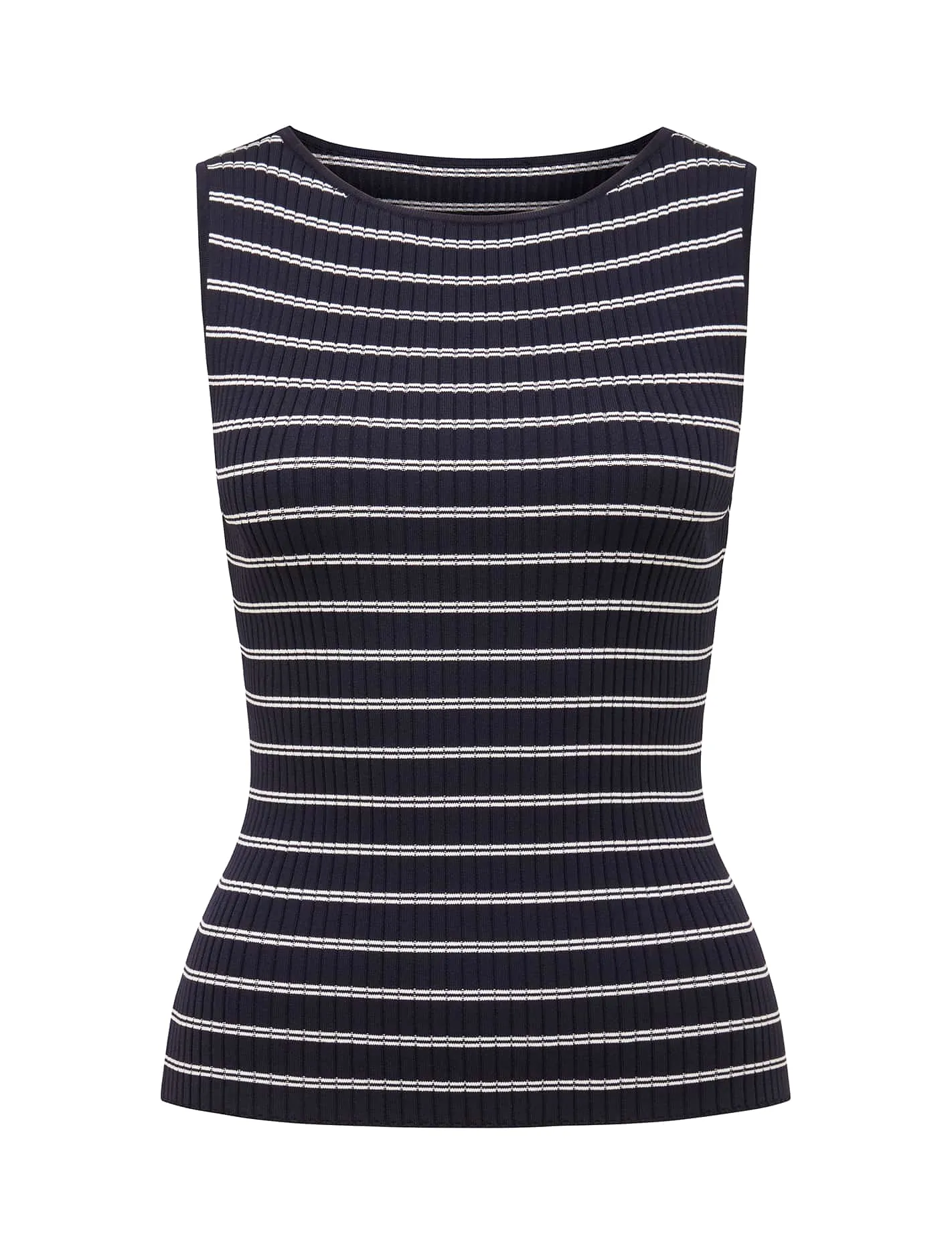 Millie Stripe Boatneck Tank Top