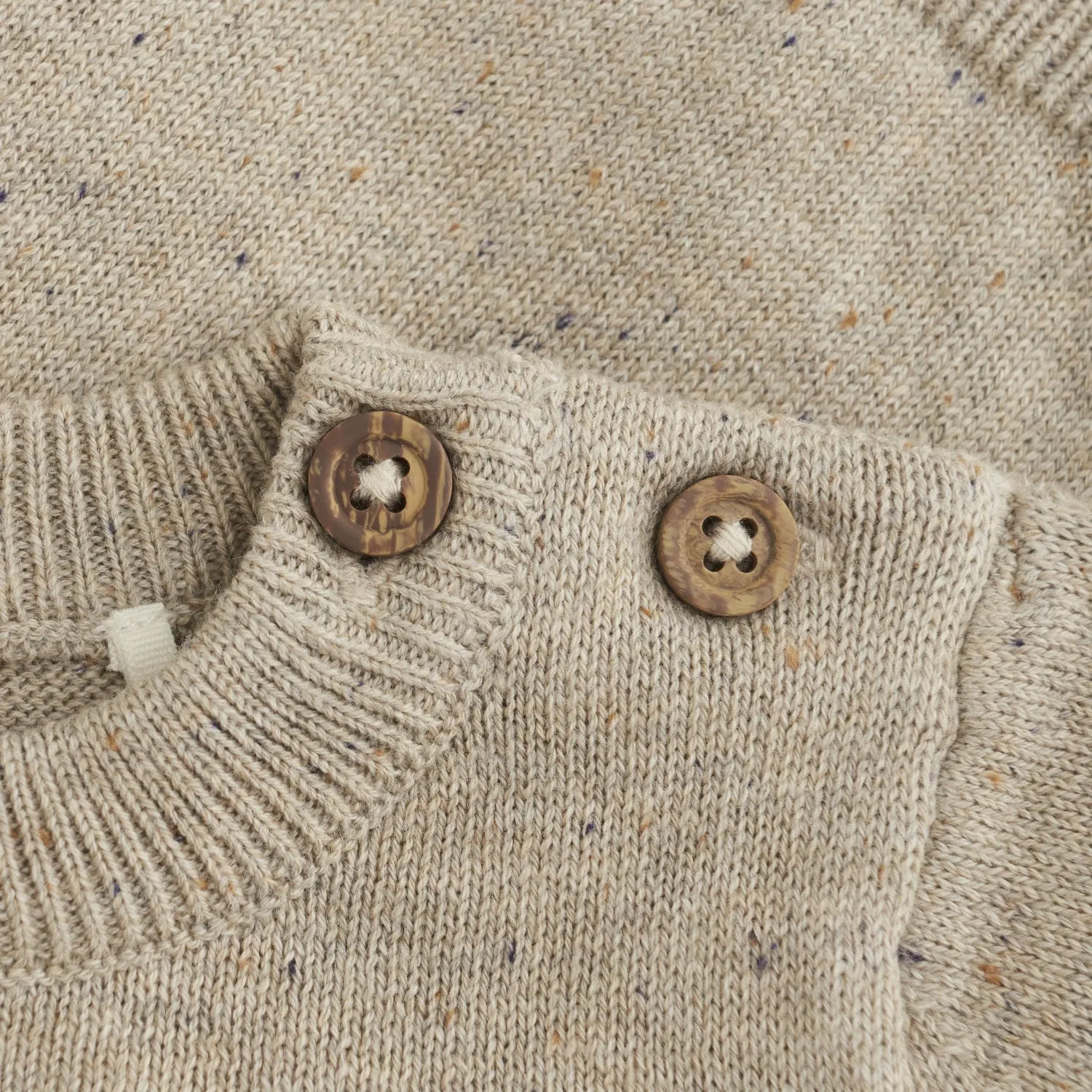 Minymo Beige Melange Pullover Knit