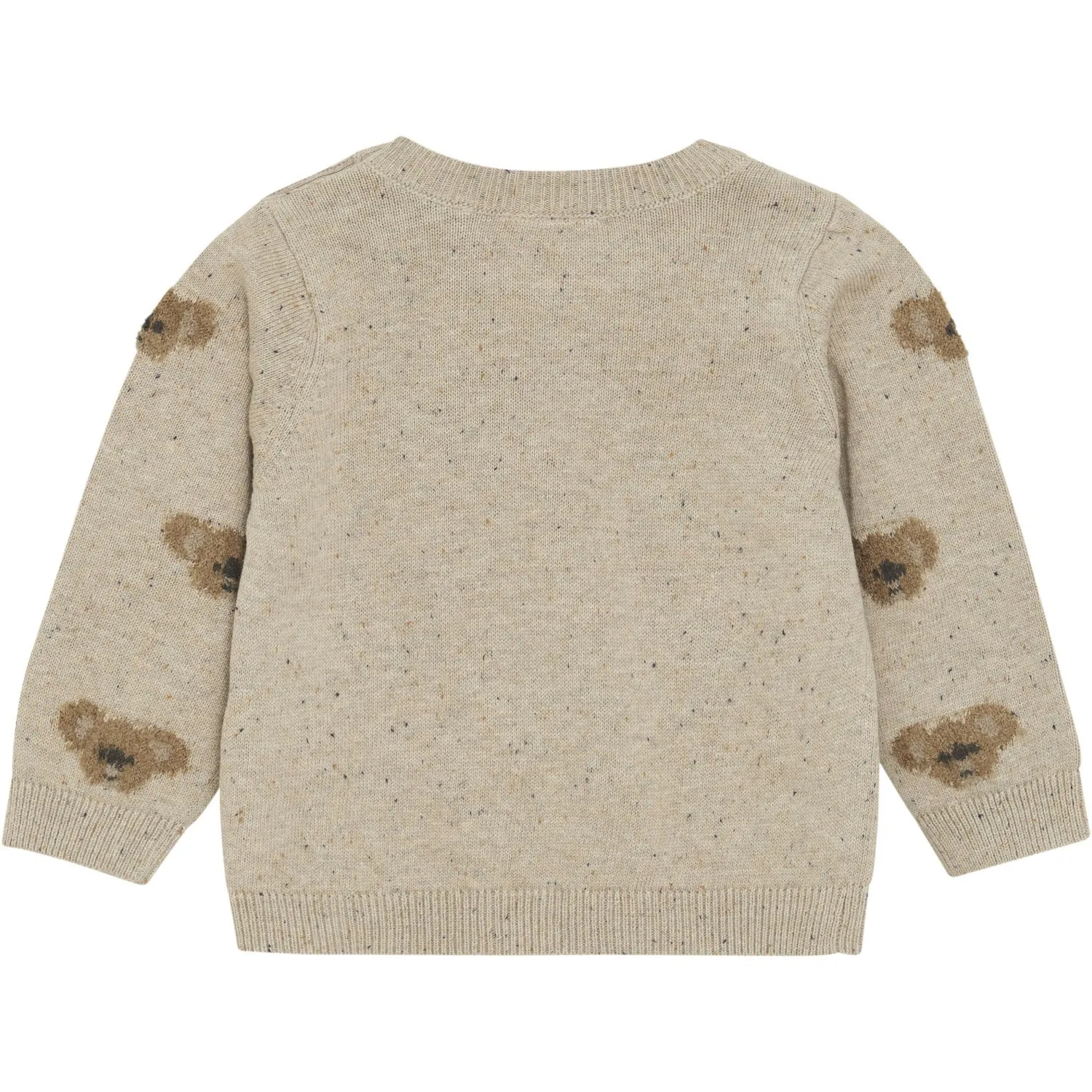 Minymo Beige Melange Pullover Knit