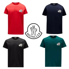 MONCLER  |Plain Short Sleeves Logo FX Advantage / Exclusive T-Shirts