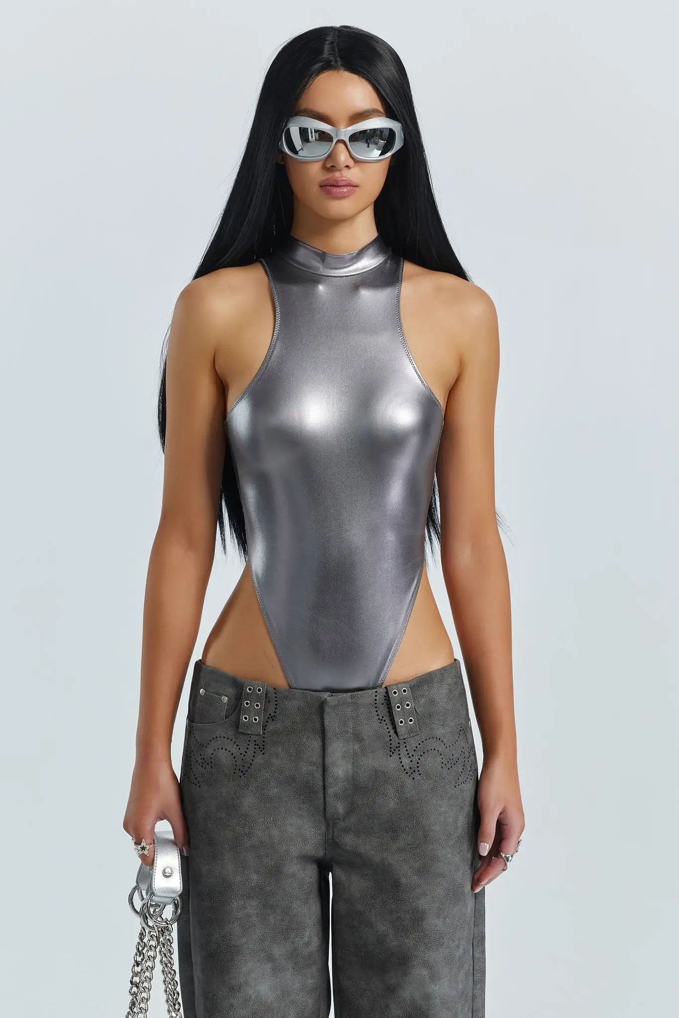 Nebra Bodysuit - Silver