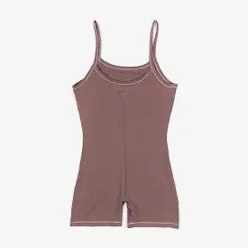 NSW Dri Fit Short Sleeve Womens Bodysuit (Smokey Mauve/Violet/White)