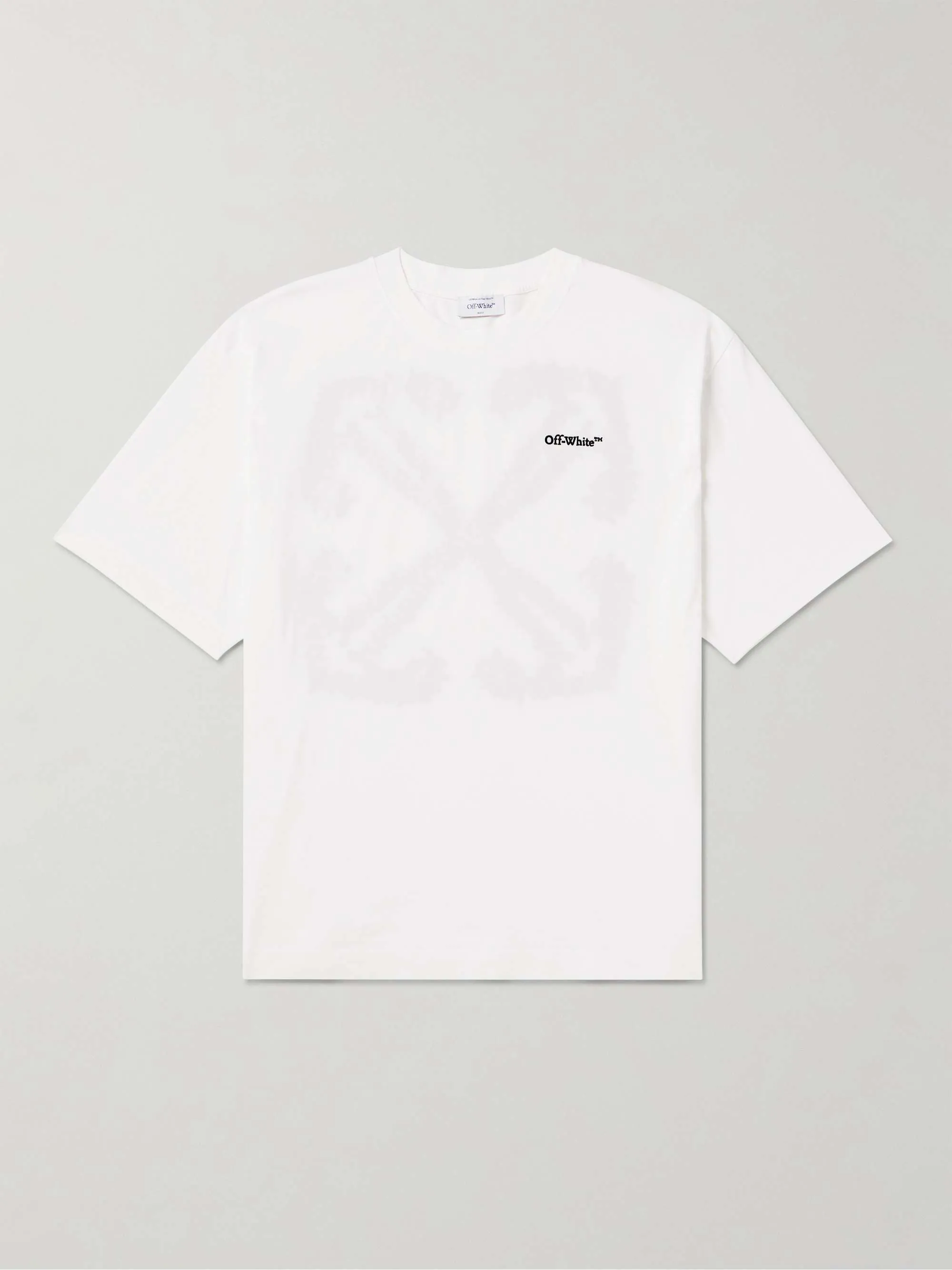 Off-White  |Street Style Plain Cotton Short Sleeves Logo T-Shirts