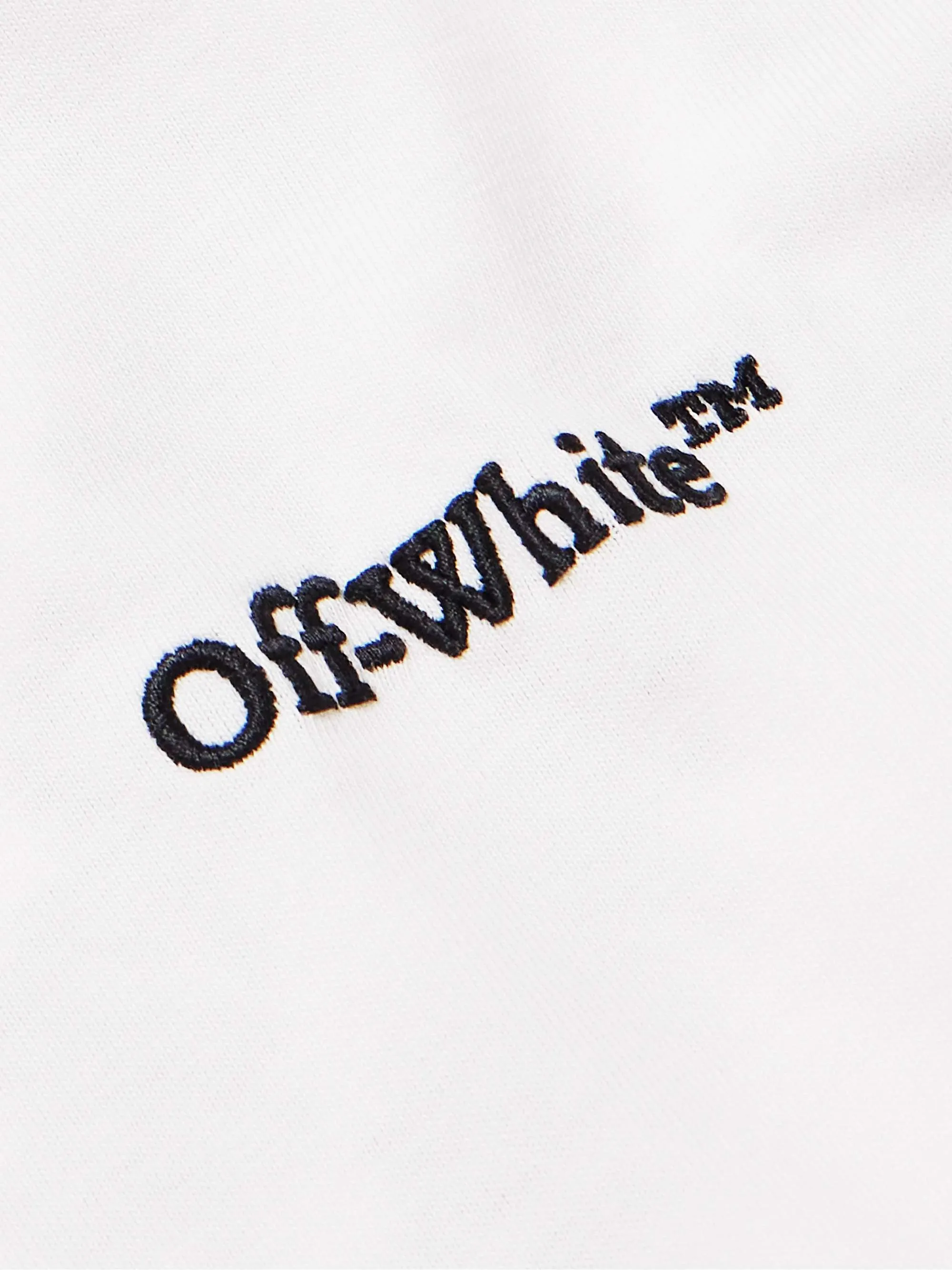 Off-White  |Street Style Plain Cotton Short Sleeves Logo T-Shirts