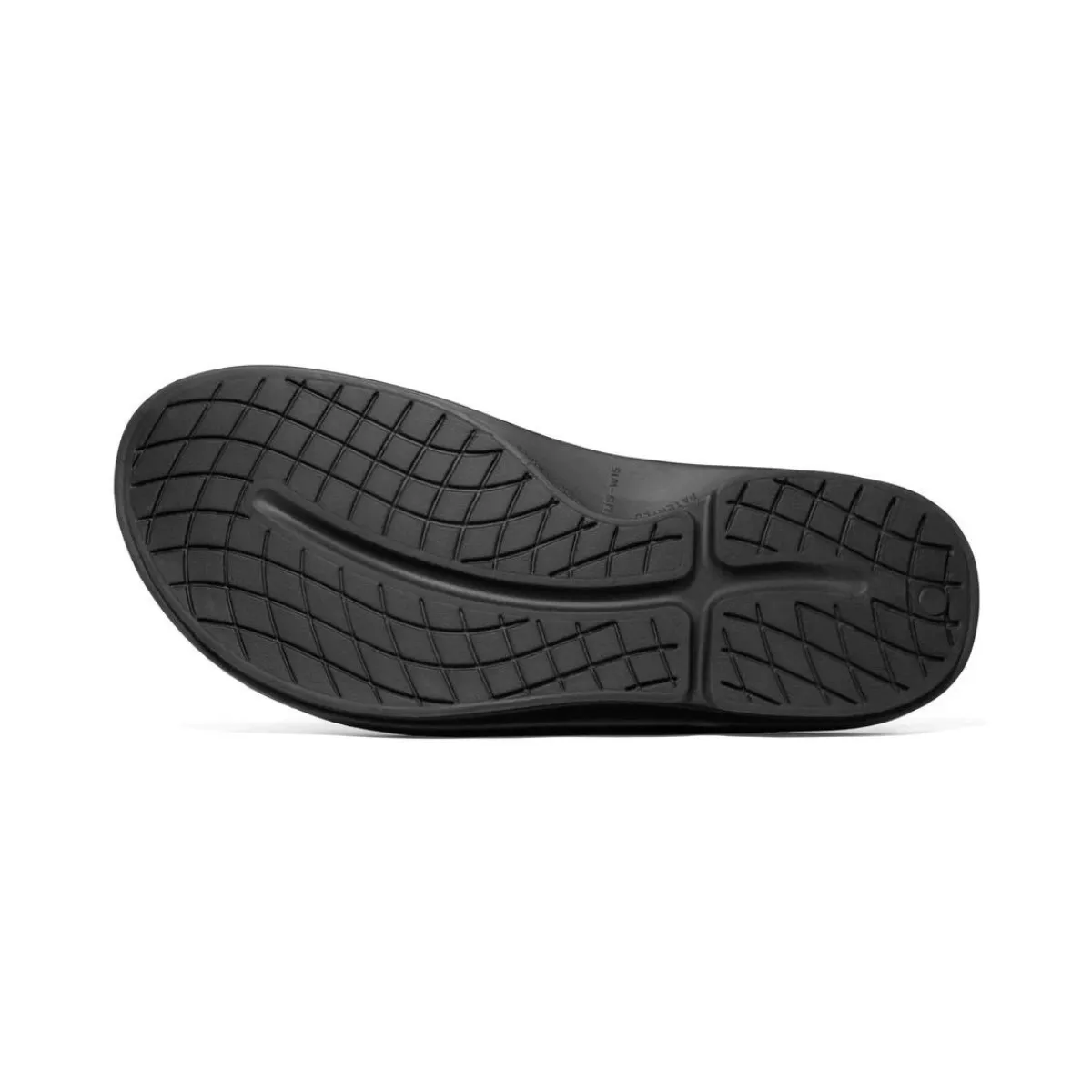 Oofos OOahh Sport Sandals Black White Unisex