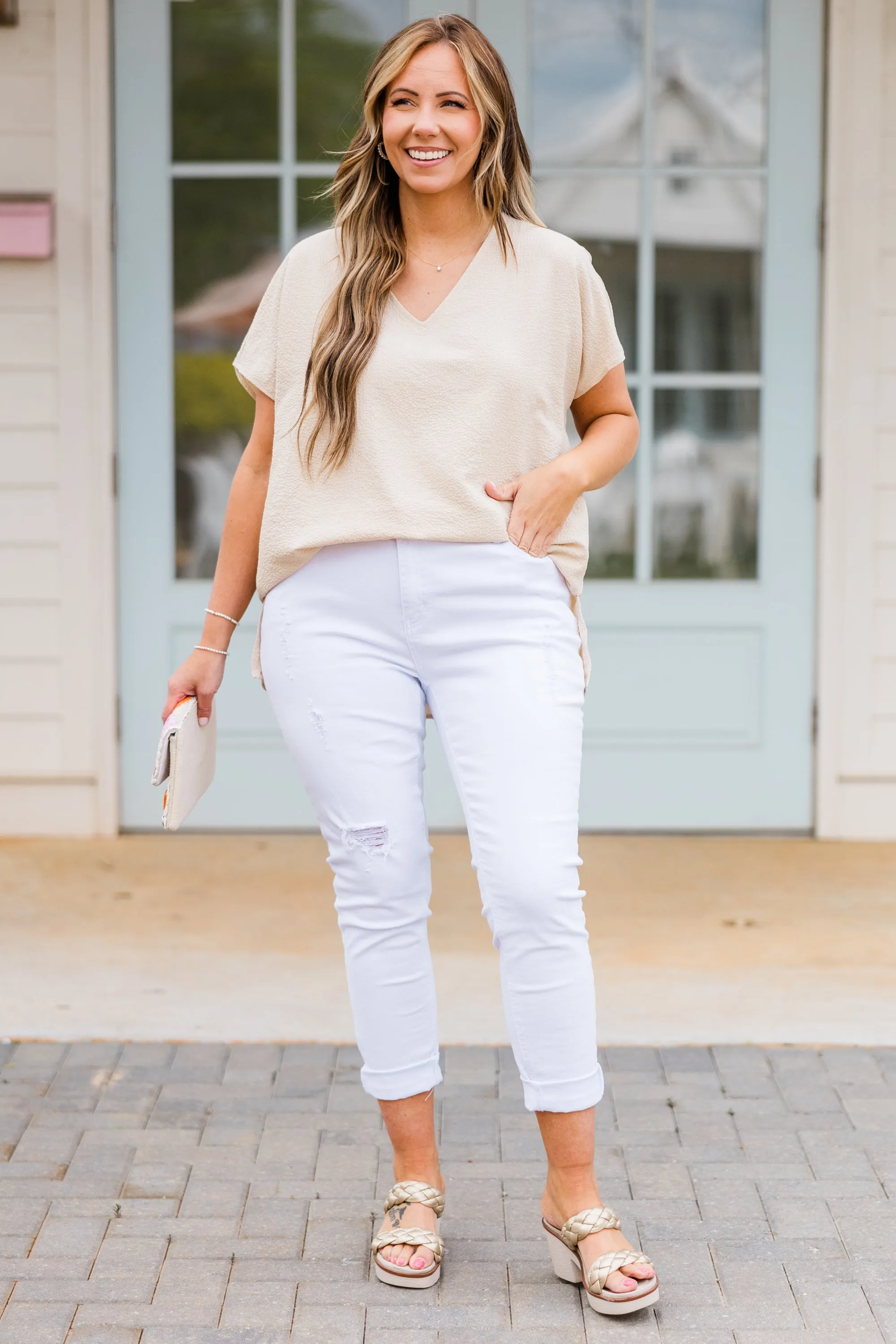 Our Oasis Top, Taupe