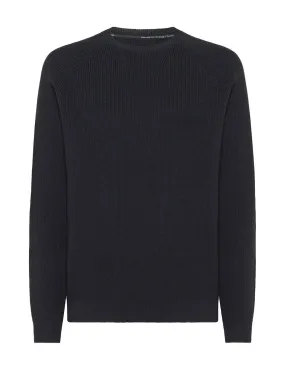 Pullover RRD uomo Amos Perla Round Knit W23159 nero