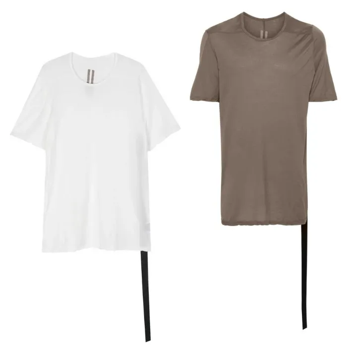 RICK OWENS  |Unisex Plain Cotton Short Sleeves Oversized Designers