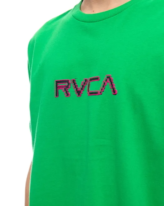 RVCA  |Plain Short Sleeves Logo T-Shirts