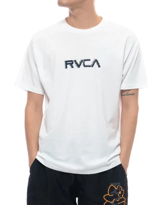 RVCA  |Plain Short Sleeves Logo T-Shirts